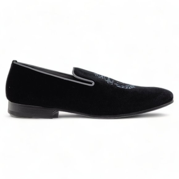 Billionaire Velvet Loafers Crest $1065 - Picture 3 of 10